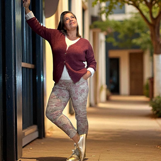 Floral Fusion Italian Magic Pants