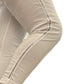 Bianco argento studded Italian magic pants