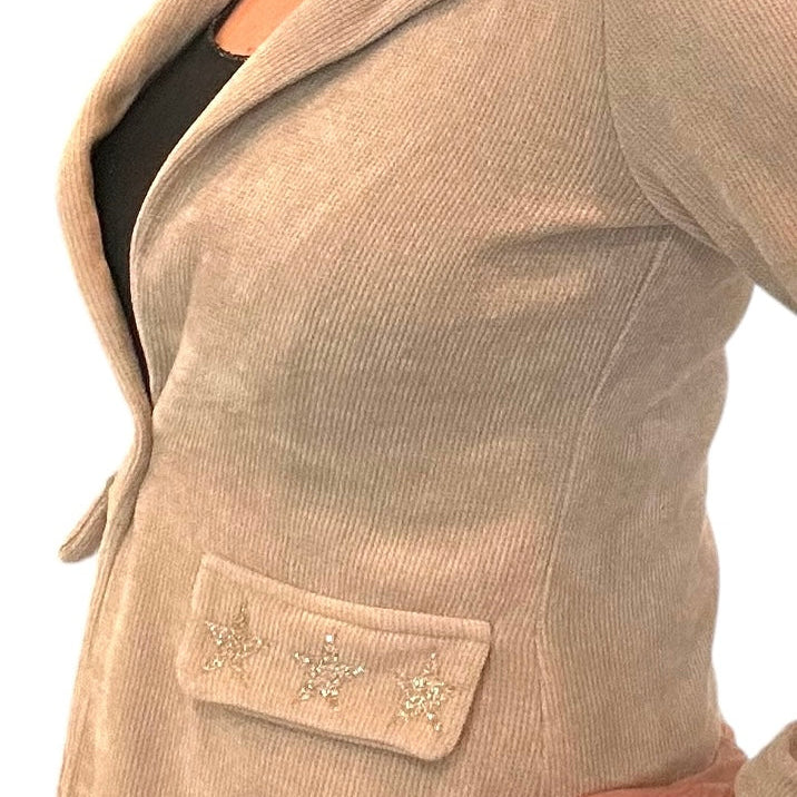 Beige Star Authority Jacket
