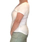 Satin V-Neck T-Shirt
