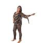 Animal print silk blouse