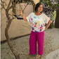 Flo Linen Capri Pants - Our Best-Selling Summer Essential White Flo Linen Capri Pants with a Side Slit | Linen Resort Wear
