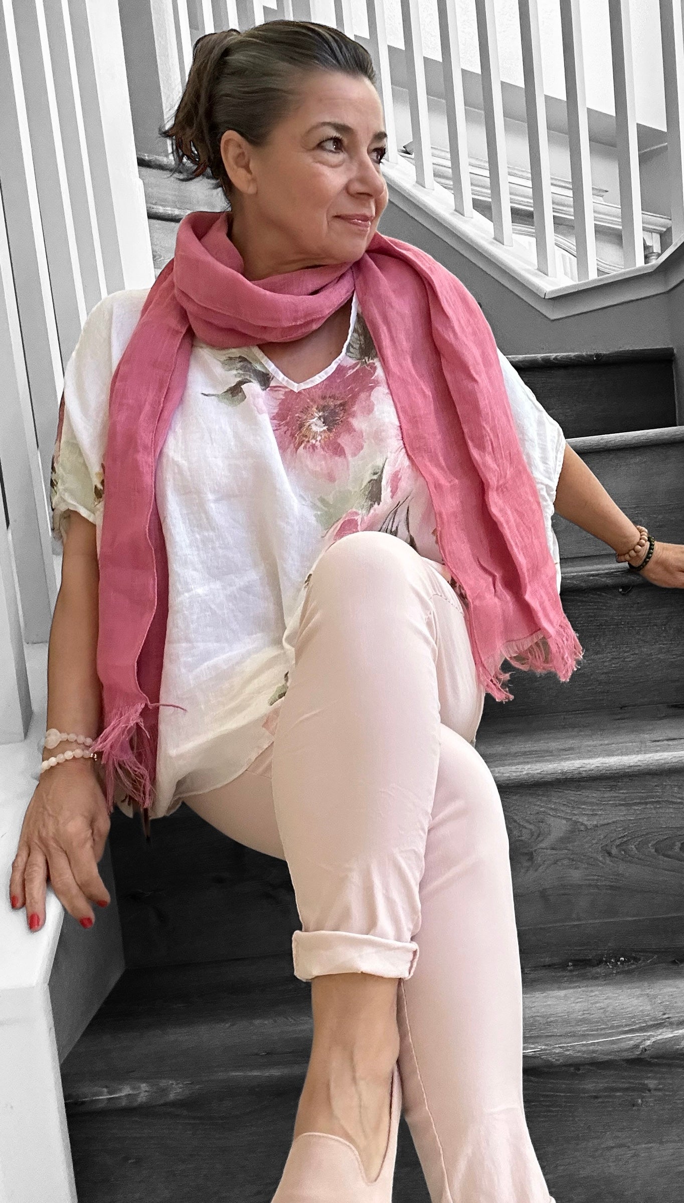 Light pink pants