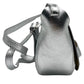 Margot metallic silver leather bag