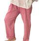 Strawberry pink summer breeze tapered pants
