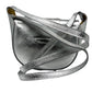 Margot metallic silver leather bag