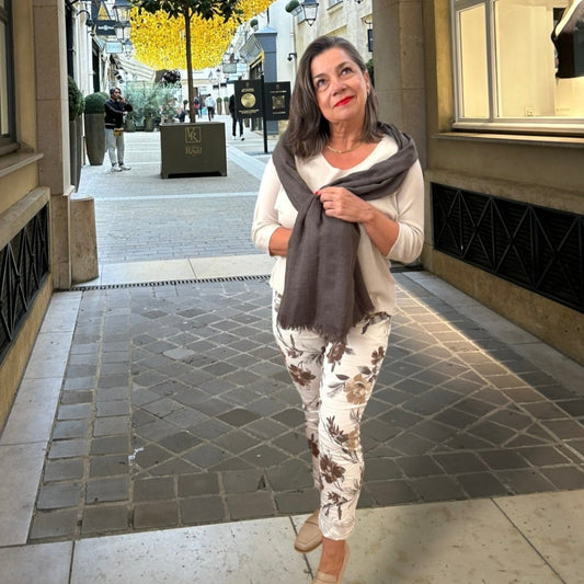 Floral Ember Italian Magic Pants