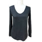 Soft Long Sleeved Top With Metallic Trim *BEST SELLER*