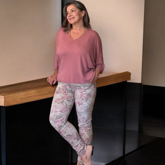 Floral Fusion Italian Magic Pants