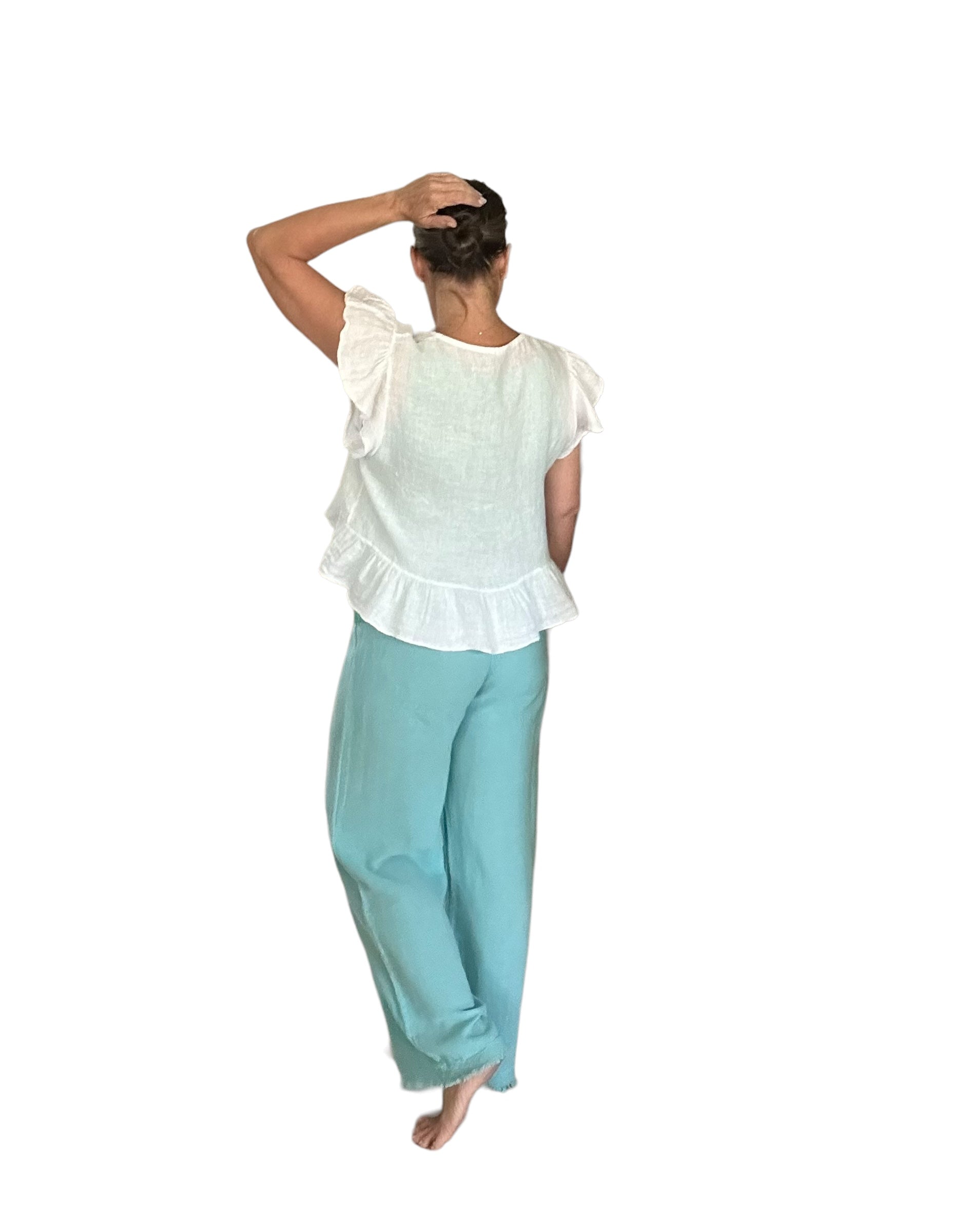 Aqua Catalina wide leg pants