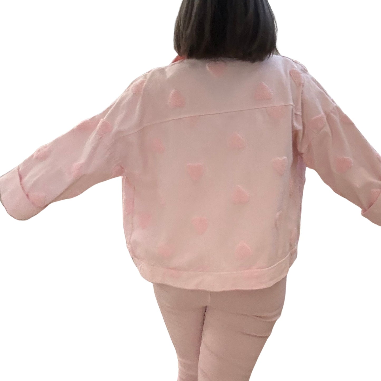 Amour Pink Denim Jacket