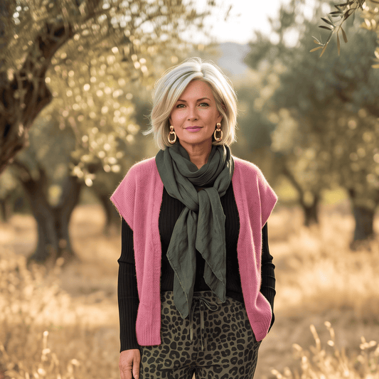 Linen Scarf Women's Italian Linen Scarf Lightweight Versatile Summer Accessory