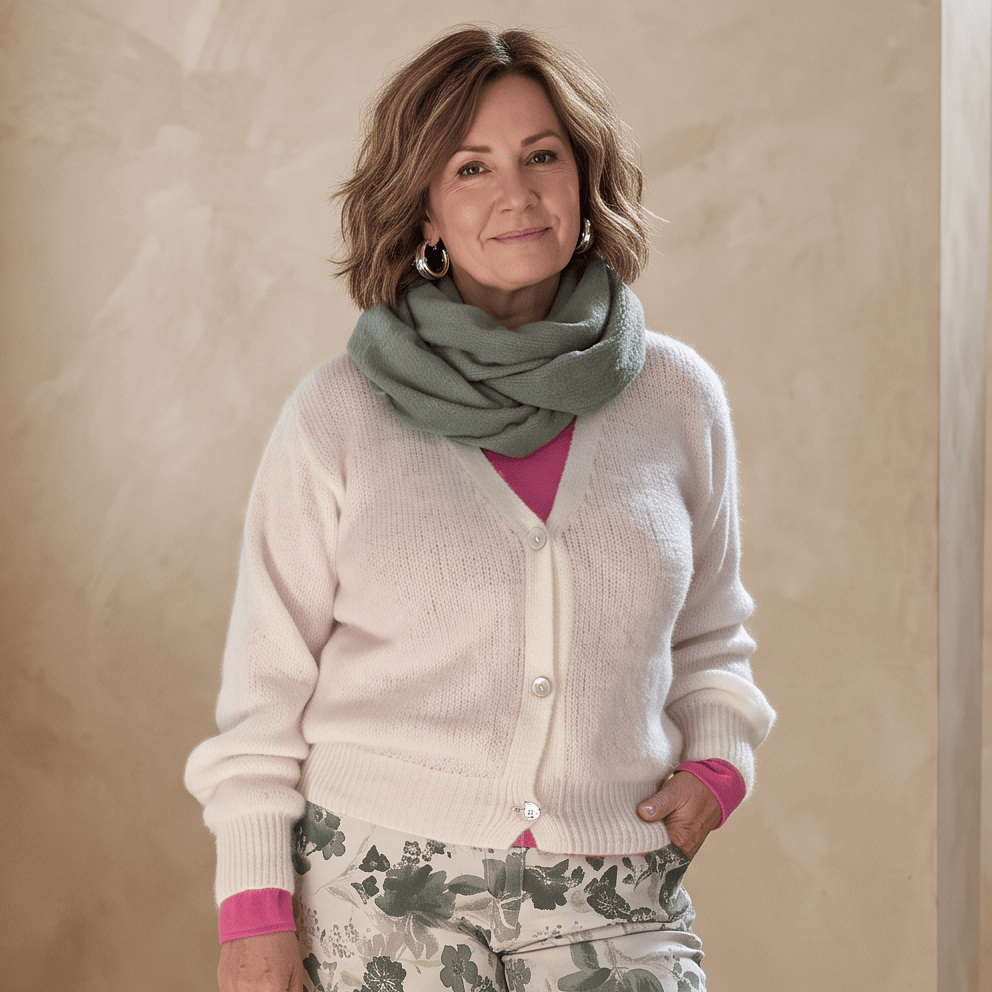 Winter White Cloud Soft Mohair Cardigan Winter White Cloud Soft Mohair Cardigan One Size Fits US Sizes 4 to 12