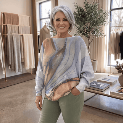 Soft Swirl Lightweight Knit Top Soft Swirl Lightweight Knit Top