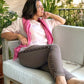 * BEST SELLER *  Studs & diamante Italian magic pants
