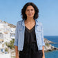Blue Chambray Linen Jacket Blue Chambray Linen Jacket