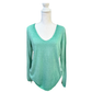Soft long sleeved top with metallic trim
