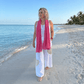 Linen Scarf Sheer Linen Gauze Scarf | 100% European Flax | Vikolino