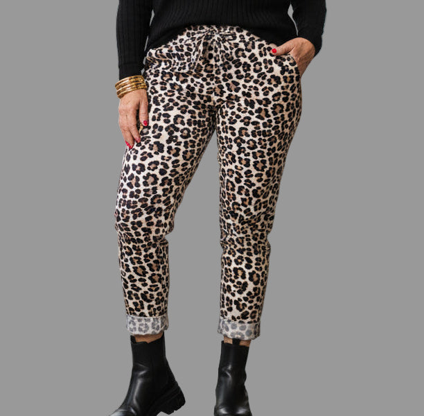 Leopard Fantasy Italian Magic Pants