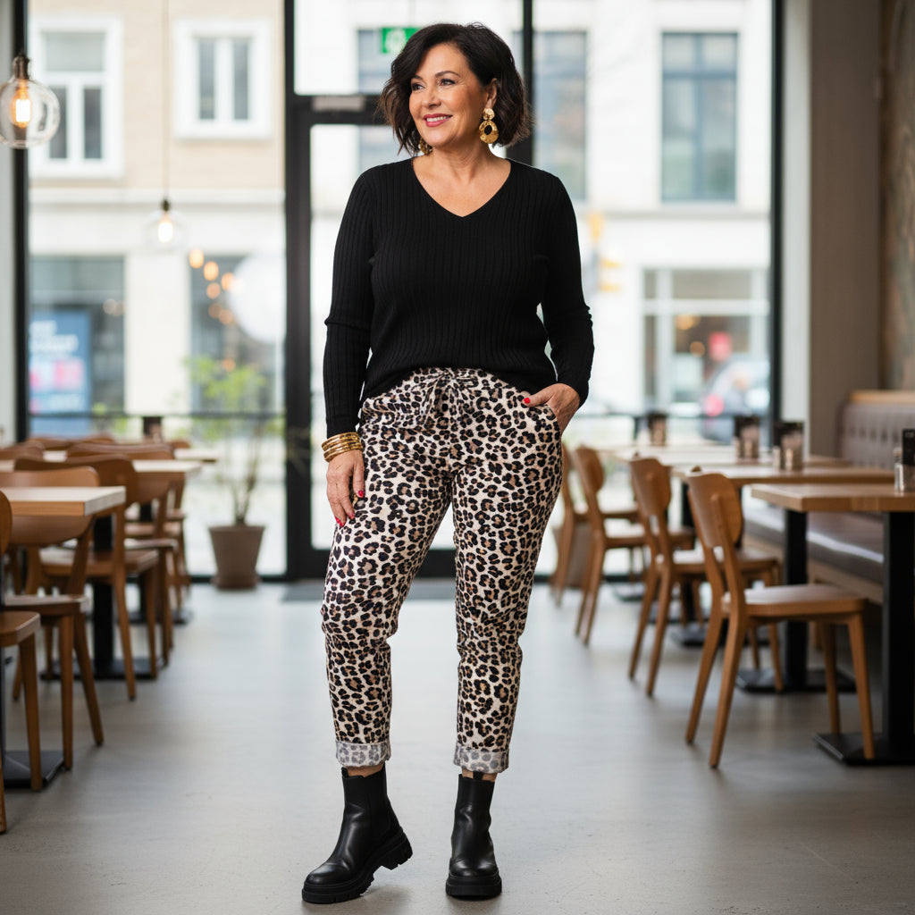 Leopard Fantasy Italian Magic Pants