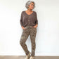 Floral Ember Italian Magic Pants