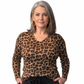 Bold Leopard V-Neck
