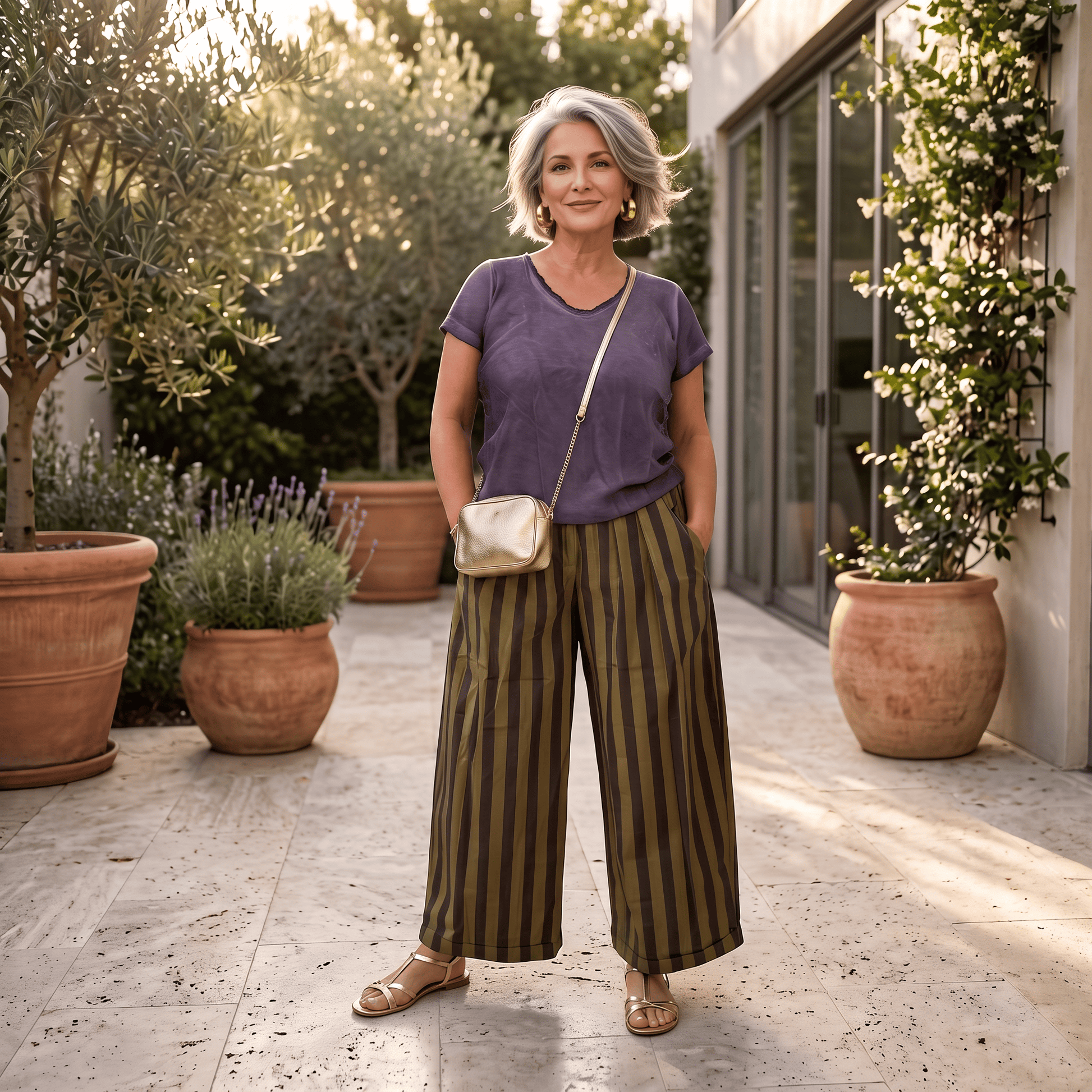 Pistachio Plum Wide Leg Pants Pistachio Plum Wide Leg Pants