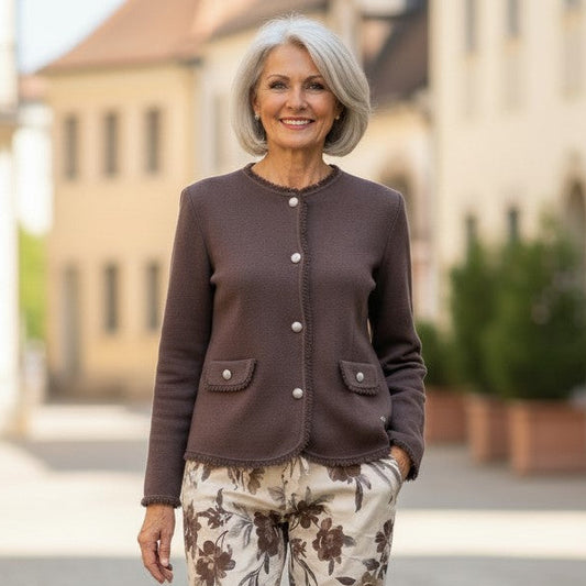 Fringe Edge Sweater Jacket