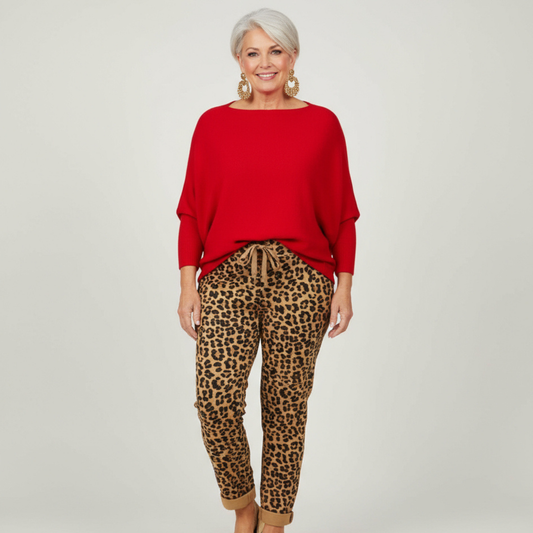 Leopard Fantasy Italian Magic Pants