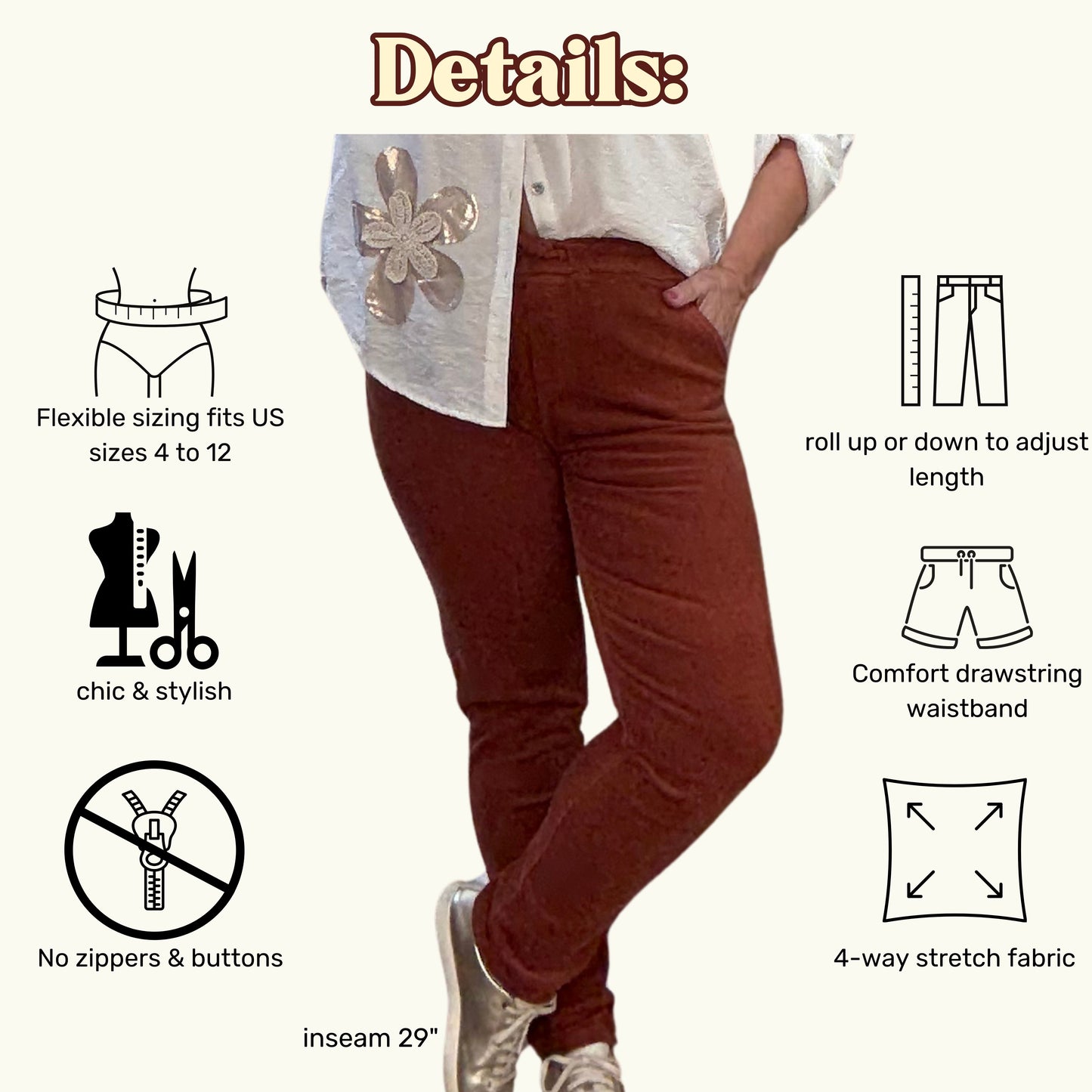 Fine Corduroy Italian Magic Pants