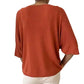 Essential 3/4 bat sleeve sweater