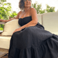 Angela Maxi Linen Dress Women's Italian Linen Maxi Dress Lightweight Summer One Size