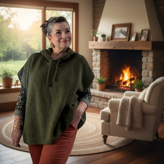 An Autumn Haze Hooded Knit