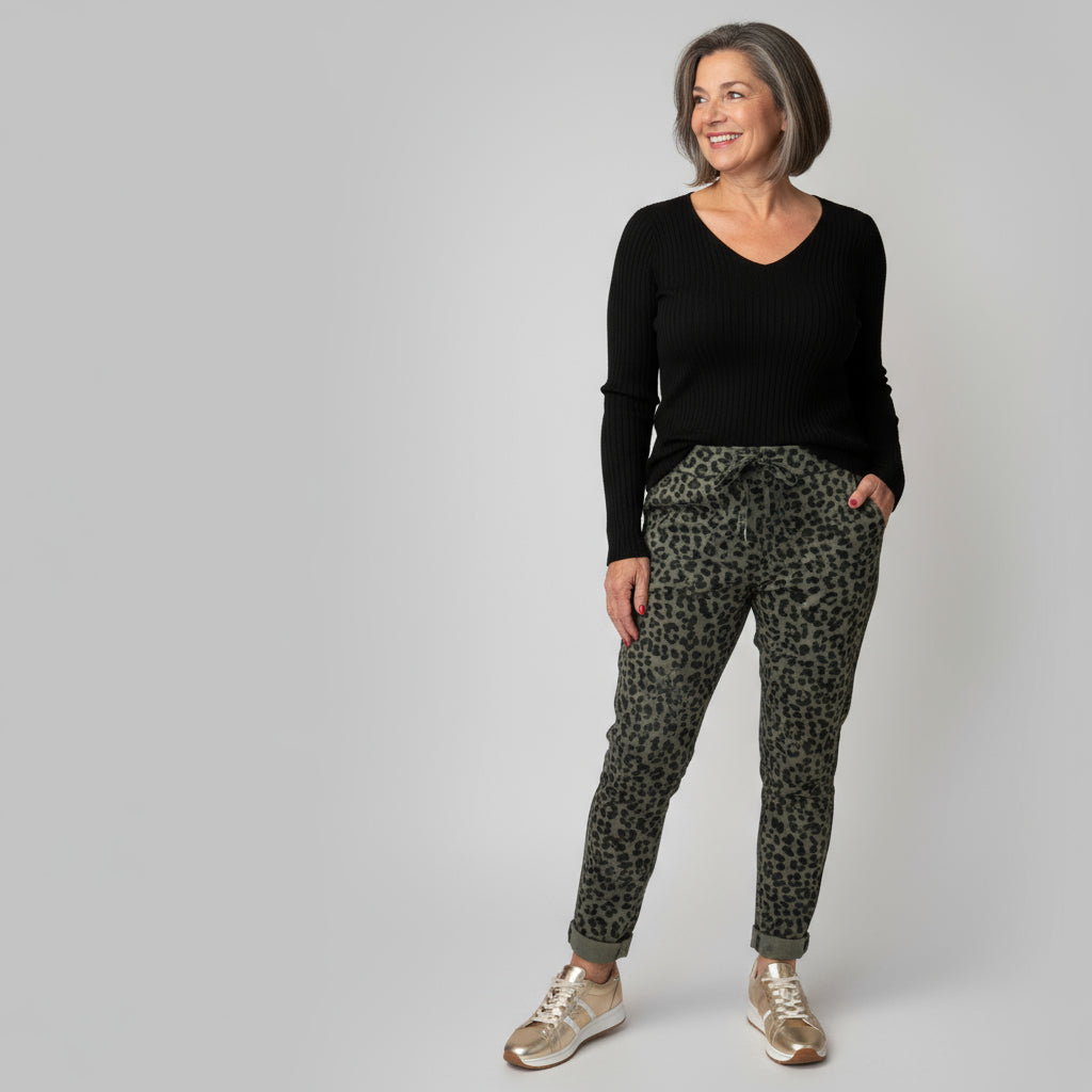 Leopard Fantasy Italian Magic Pants