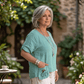 The Gioia Linen Top The Gioia Linen Top