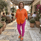 Italian Magic Pants With a Subtle Chic Glam Side Panel Italian Magic Pants With a Subtle Chic Glam Side Panel