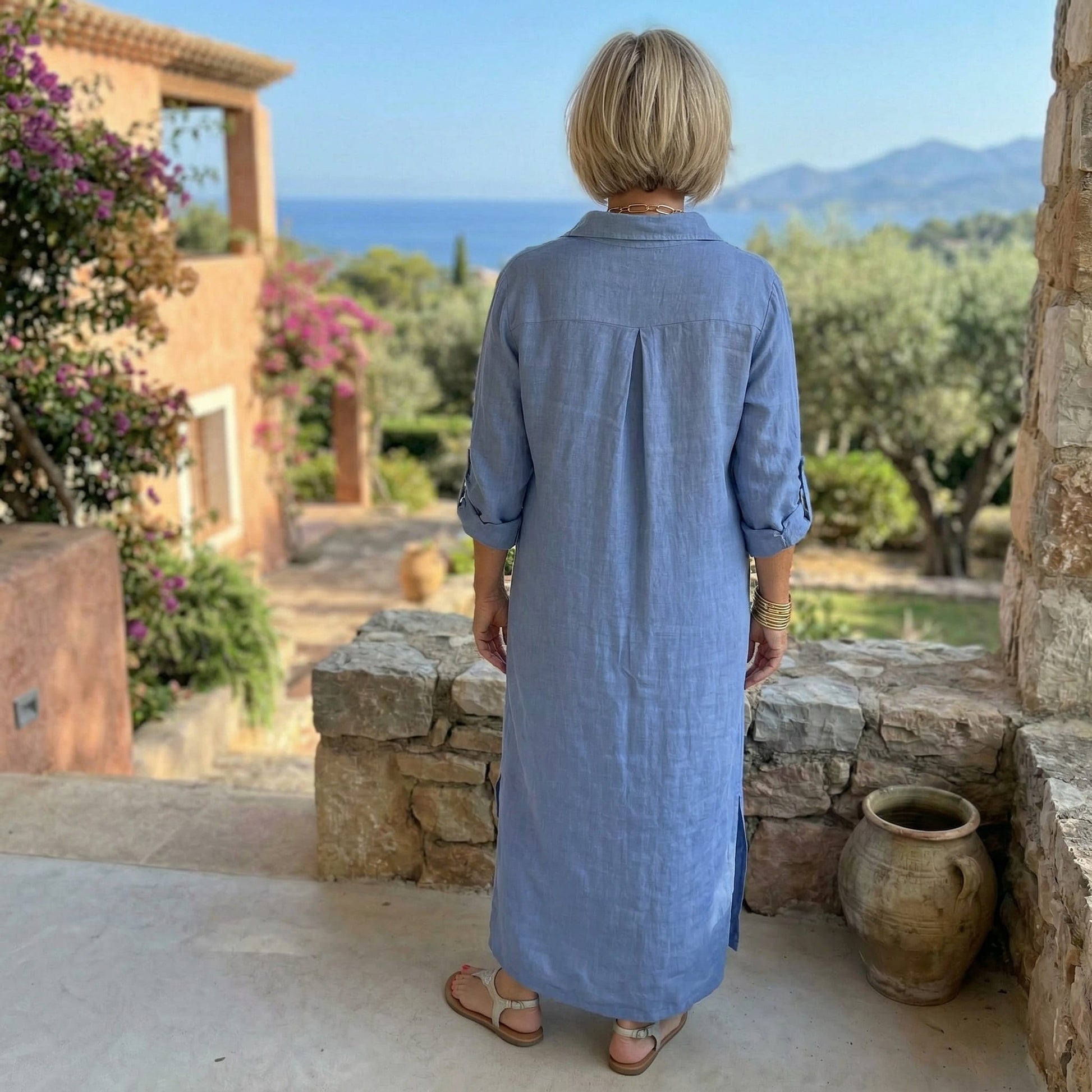 Breezy Linen Shirt Dress Breezy Linen Shirt Dress