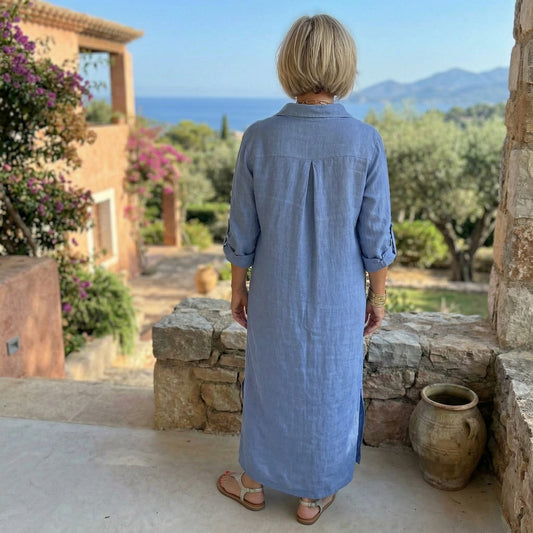 Breezy Linen Shirt Dress Breezy Linen Shirt Dress