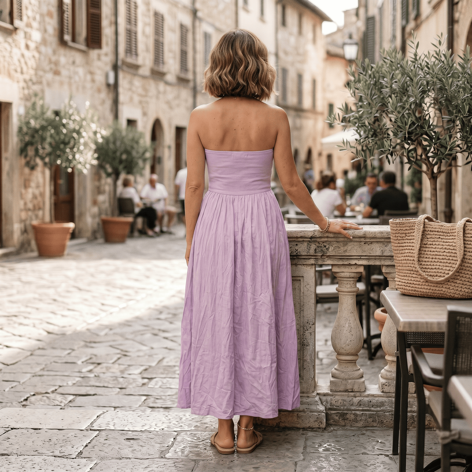 Multi Way Skirt / Dress Orange Multi-Way Skirt/Dress - Versatile Cotton Design