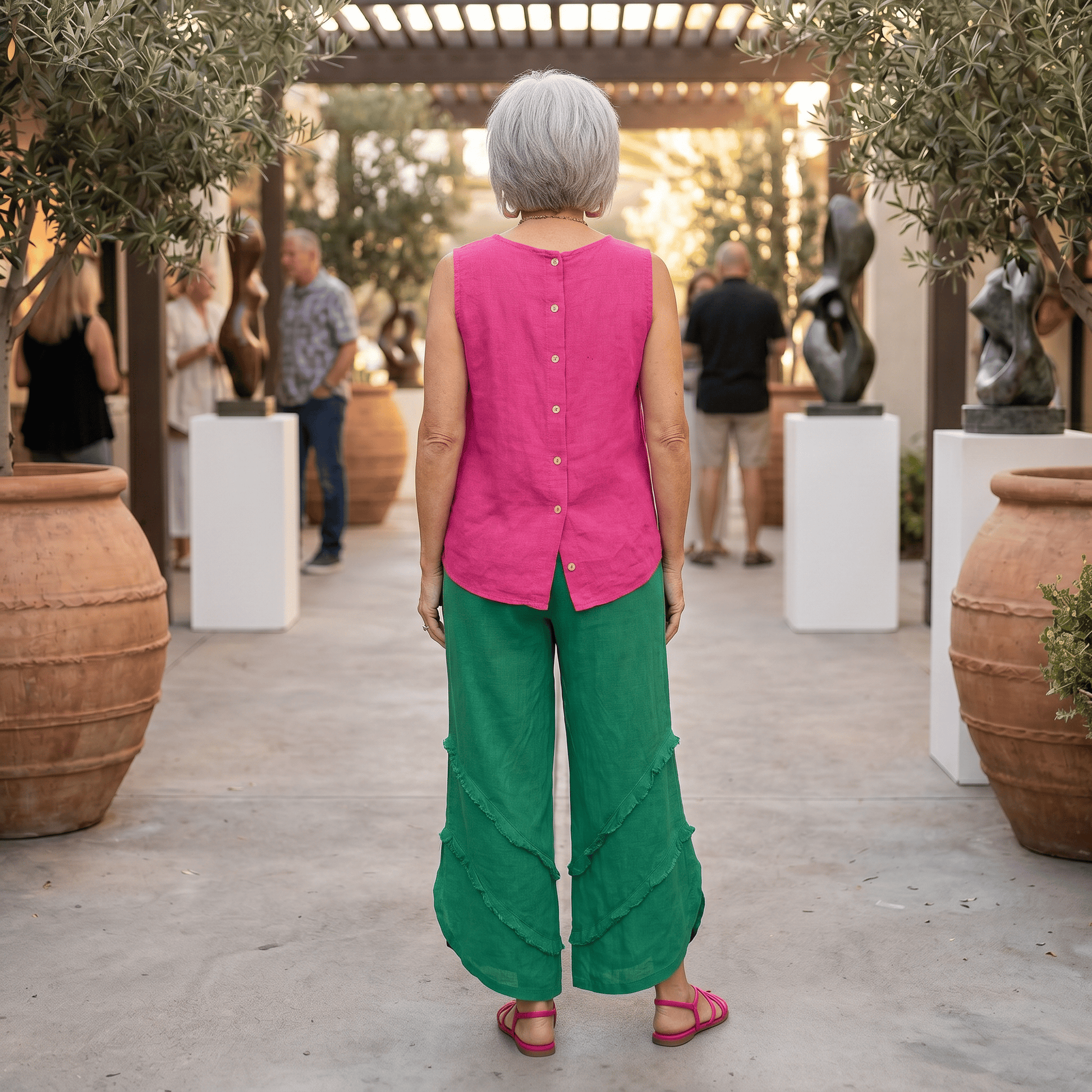The Ravello Linen Capri The Ravello Linen Capri