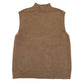 Maxine Taupe High Neck Sleeveless Sweater