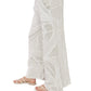 Milano Italian linen tropical floral wide leg pants