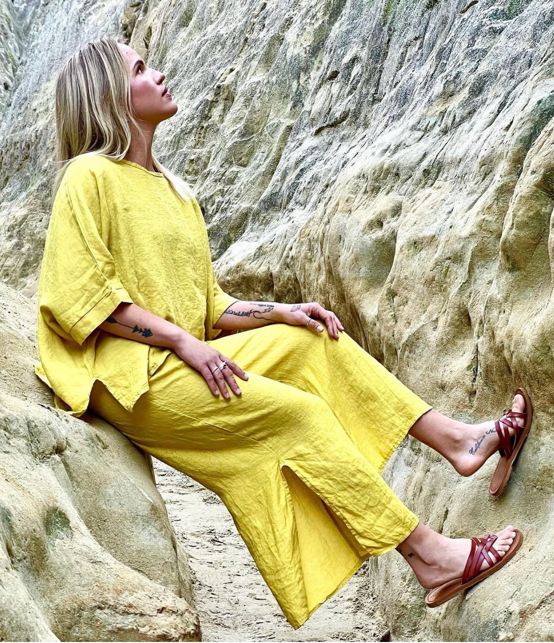Lucia linen blouse