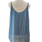 Melania embroidered silk tank top