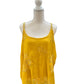 Melania embroidered silk tank top