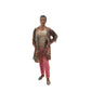 Long silk paisley print cardigan