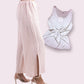 Summer tank top with silver accent