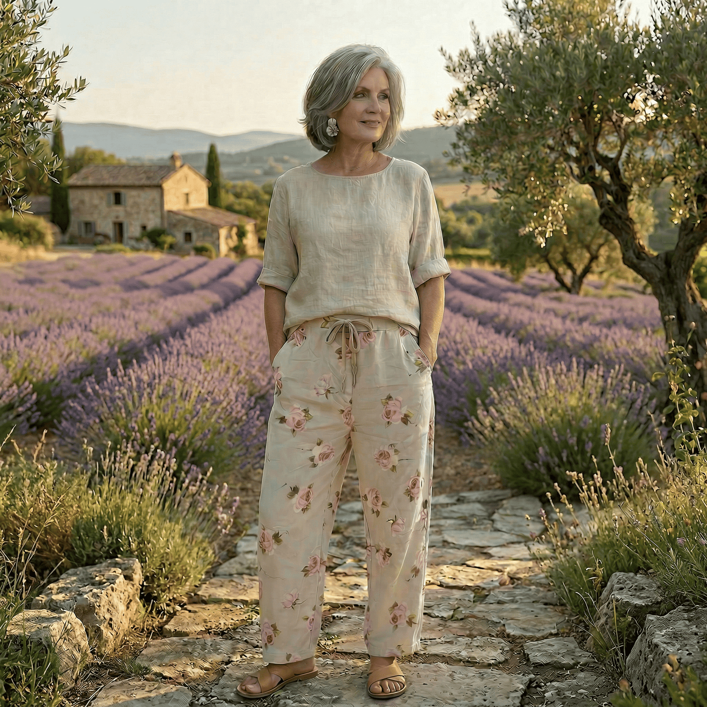 La Vie En Rose - Wide Leg Italian Magic Pants La Vie En Rose - Wide Leg Italian Magic Pants
