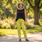Italian Magic Pants - Solid Colors Women's Italian Stretch Pants Solid Color Drawstring One Size 4-12