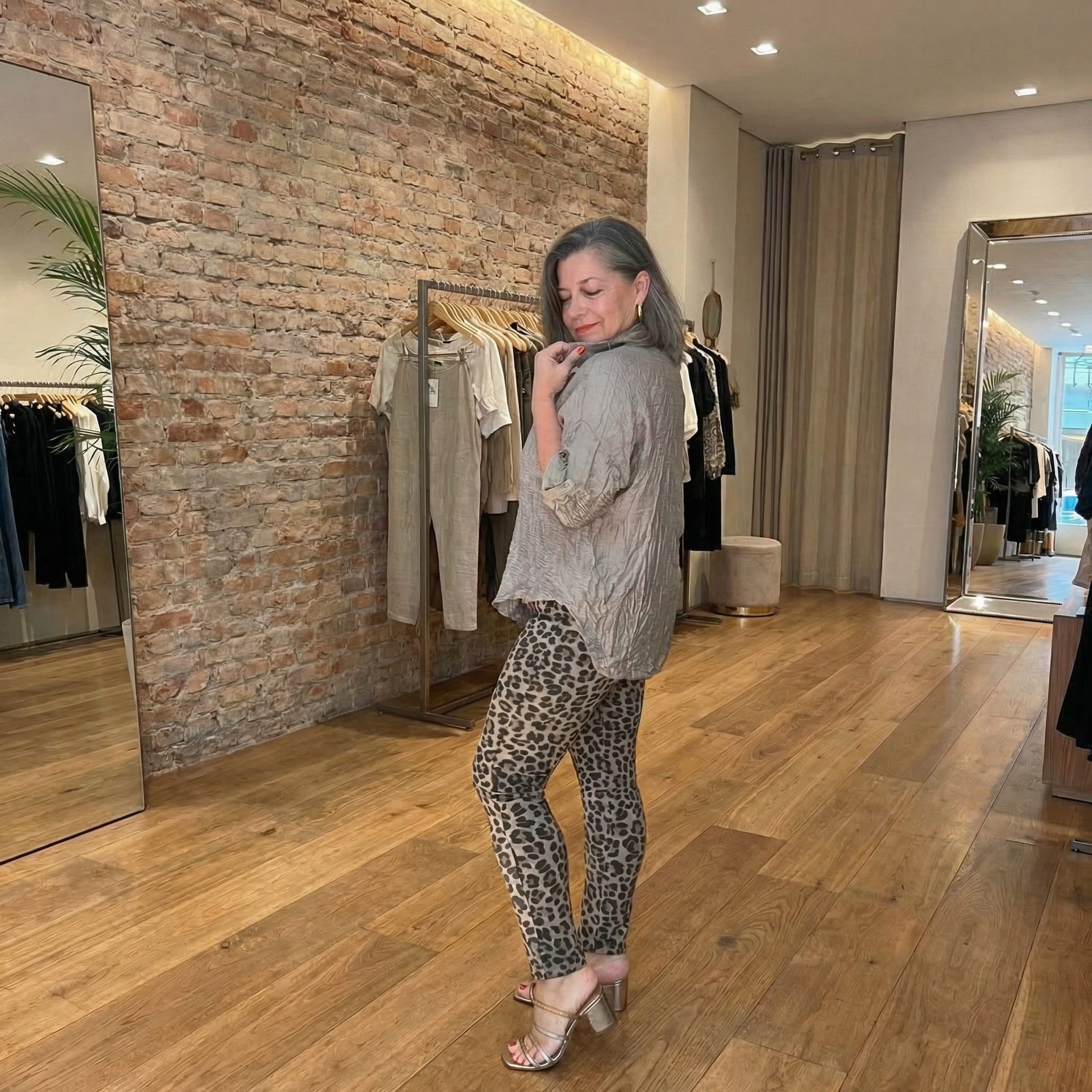 Leopard Fantasy Italian Magic Pants Leopard Fantasy Italian Magic Pants